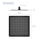 Kibi Cube 10 Metal Ultra Thin Profile Rain Shower Head 1.75 GPM - Matte Black SH1003MB - alternate 2